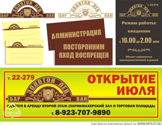  Образец портфолио - Дизайн. Созвездие - Новосибирск