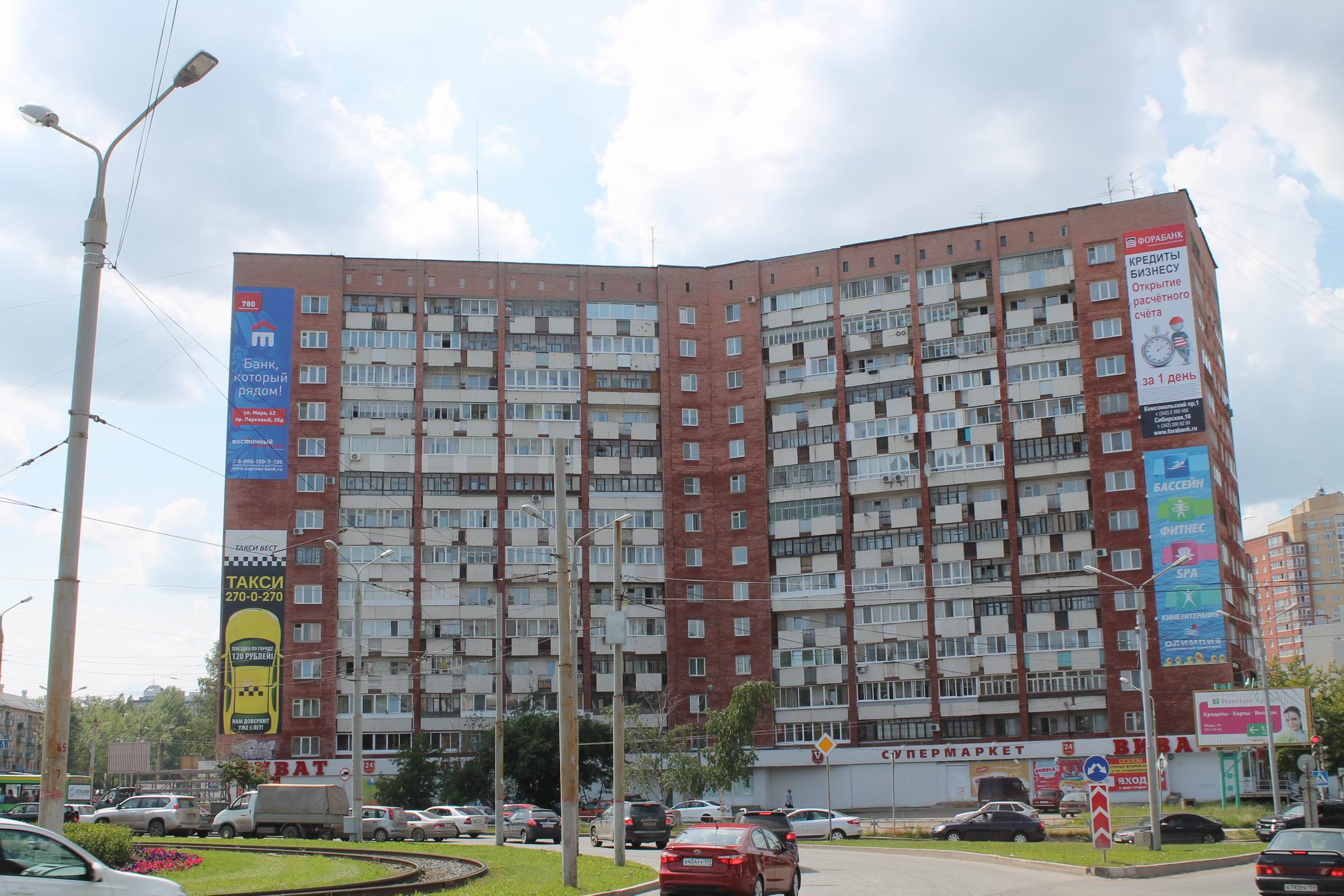 Брандмауэрные панно. со стороны мира